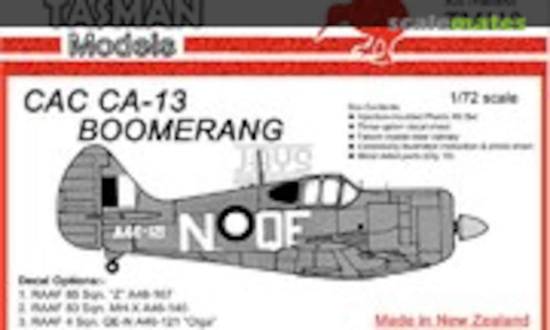 1:72 CAC CA-13 Boomerang (Tasman Model Products TM110)