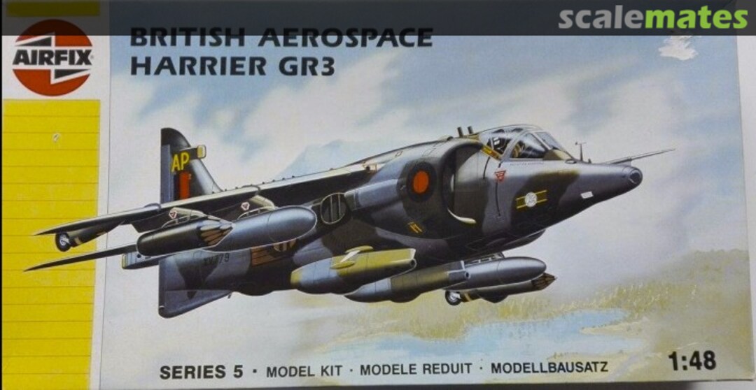 Boxart British Aerospace Harrier GR3 05102 Airfix