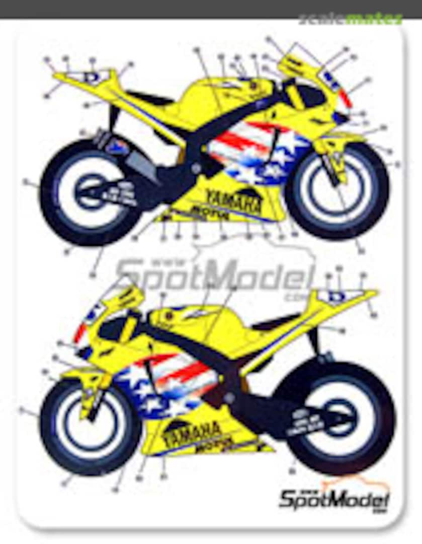 Boxart Yamaha YZR M1 Camel - Nº 5 - Colin - World Championship 2006 for Tamiya kits TAM14114 and TAM14115 ST27-DC843 Studio27