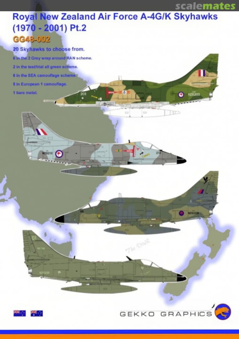 Boxart Royal New Zealand Air Force GG48-002 Gekko Graphics