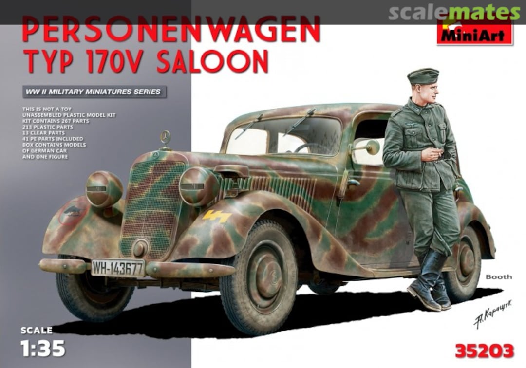 Boxart Personenwagen Typ 170V Saloon 35203 MiniArt