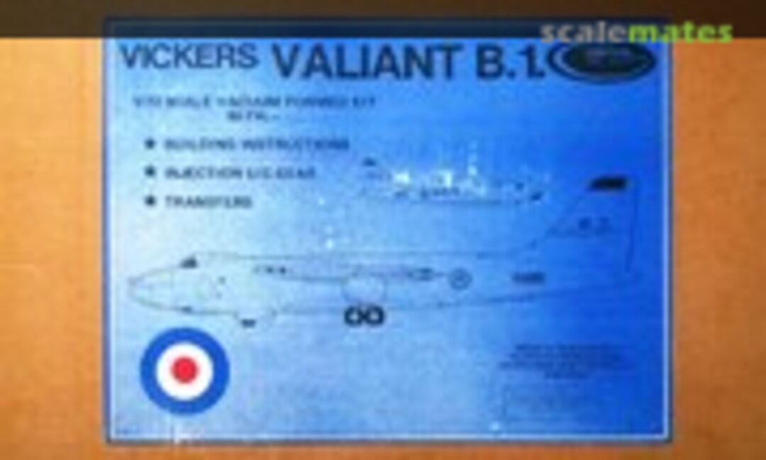 1:72 Vickers Valiant B.1. (Contrail )