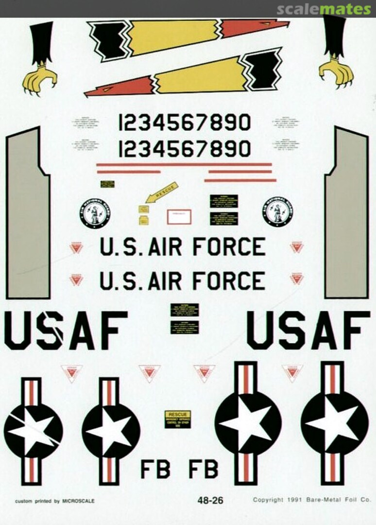 Boxart F-101B Voodoo 48-26 Experts-Choice Decal