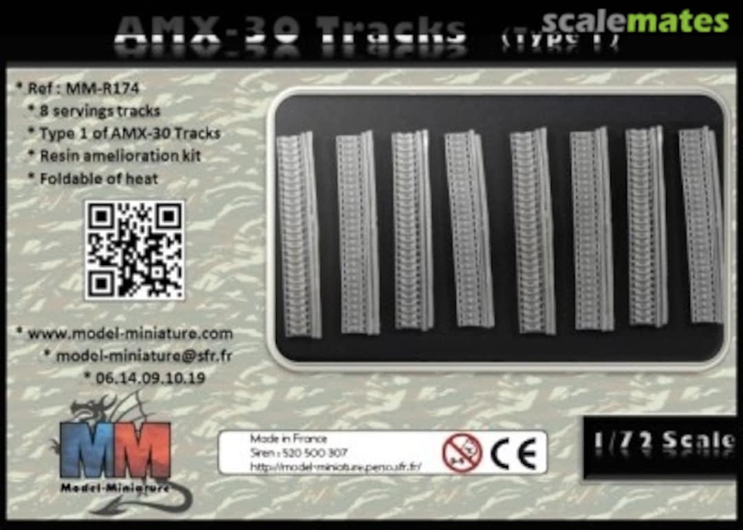 Boxart AMX-30 tracks type 1 MM-R174 Model Miniature