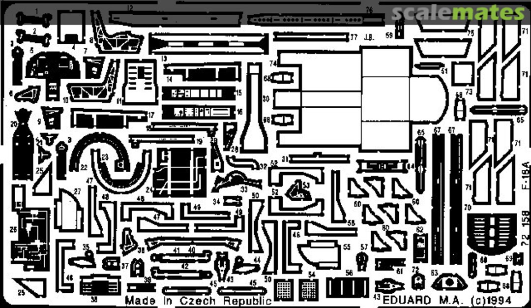 Boxart F-18A 72158 Eduard