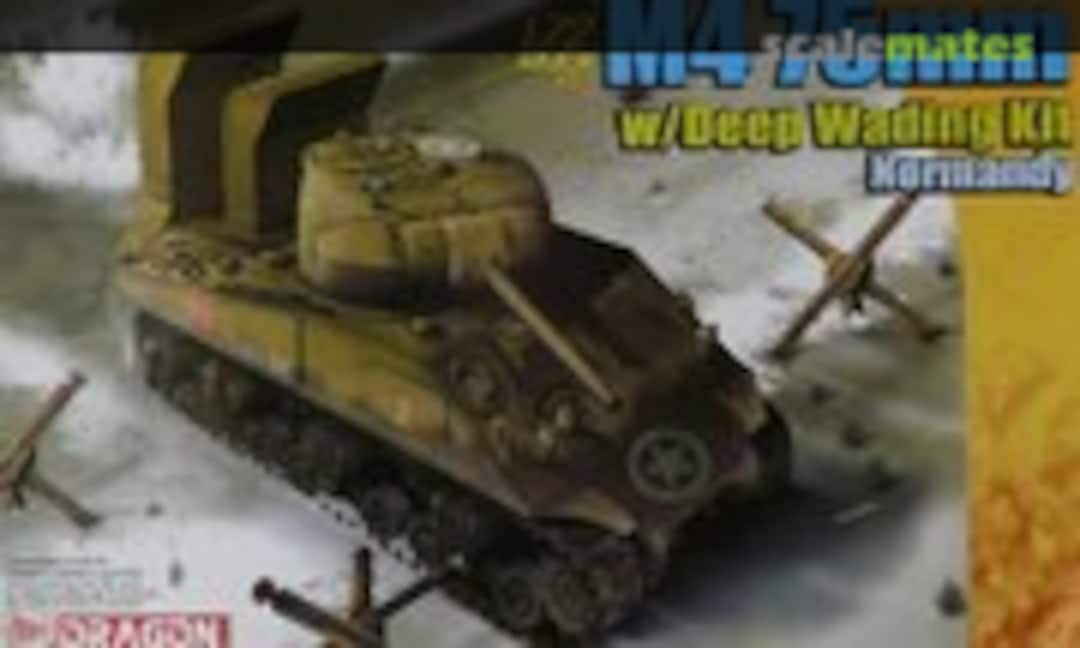 1:72 M4 75mm Sherman w/deep wading kit (Dragon 7367)