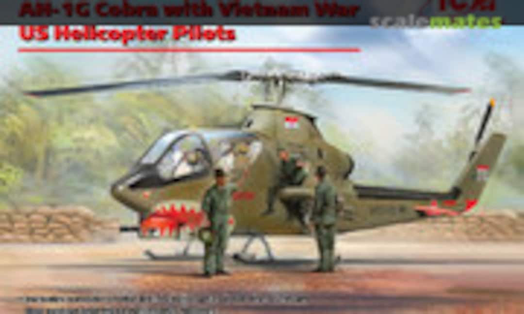 1:32 AH-1G with Vietnam War US Helicopter Pilots (ICM 32062)