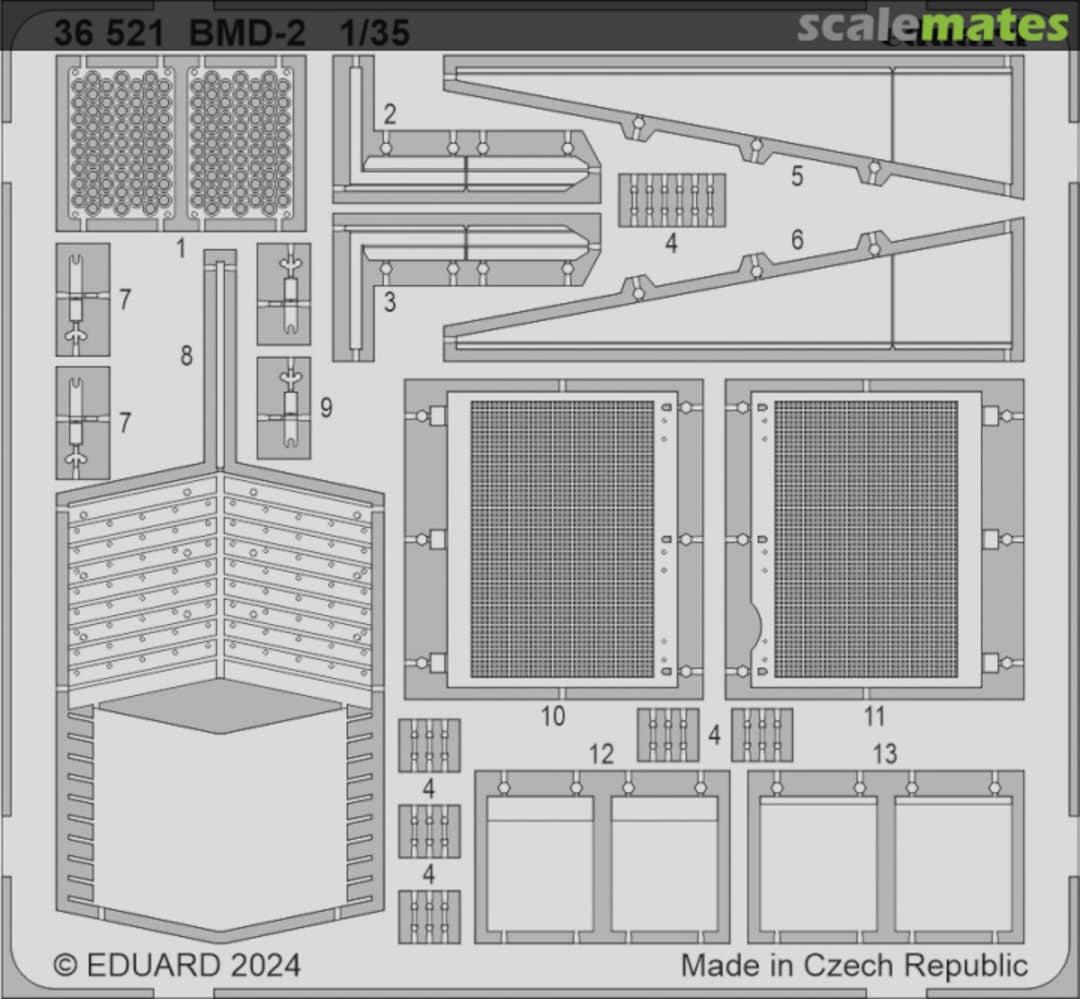 Boxart BMD-2 detail set 36521 Eduard