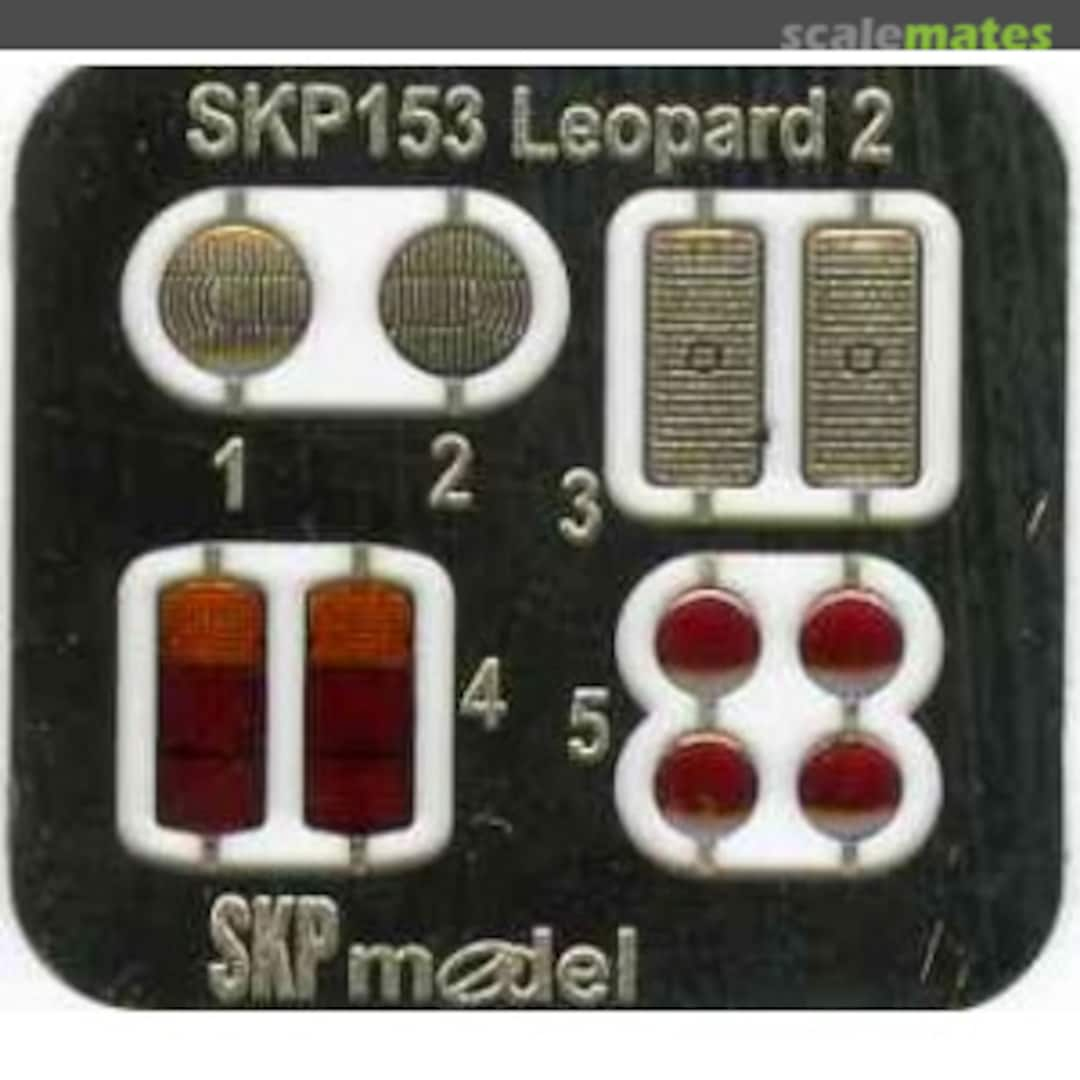 Boxart Lenses and tailights for Leopard 2 A6 SKP 153 SKP model