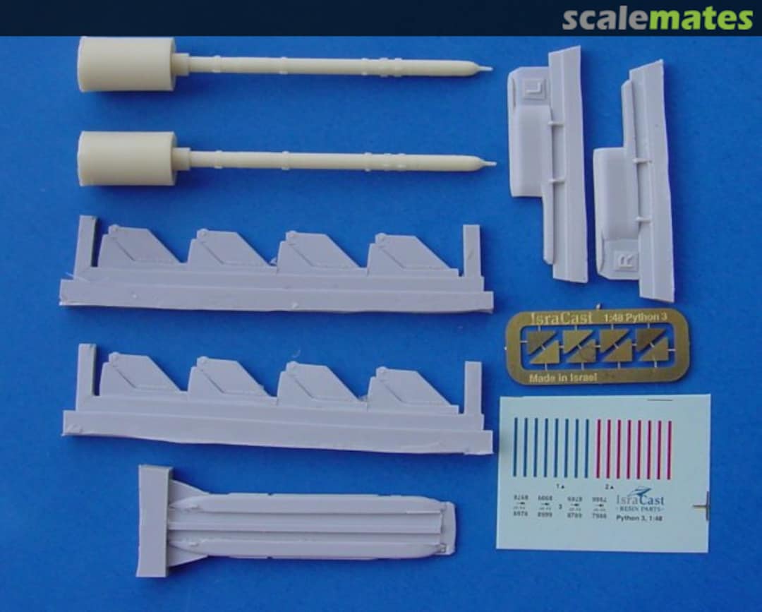 Boxart Rafael Python 3 AA Missile Set (for F-15 Baz) 48032 IsraCast