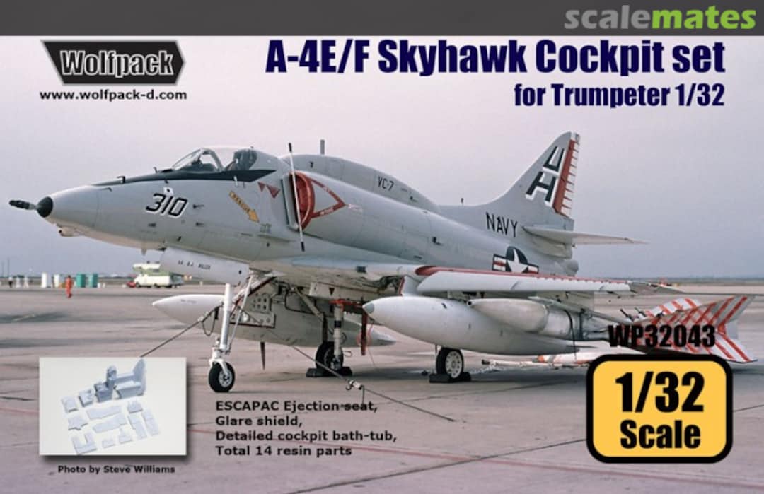 Boxart A-4E/F Skyhawk Cockpit Set WP32043 Wolfpack