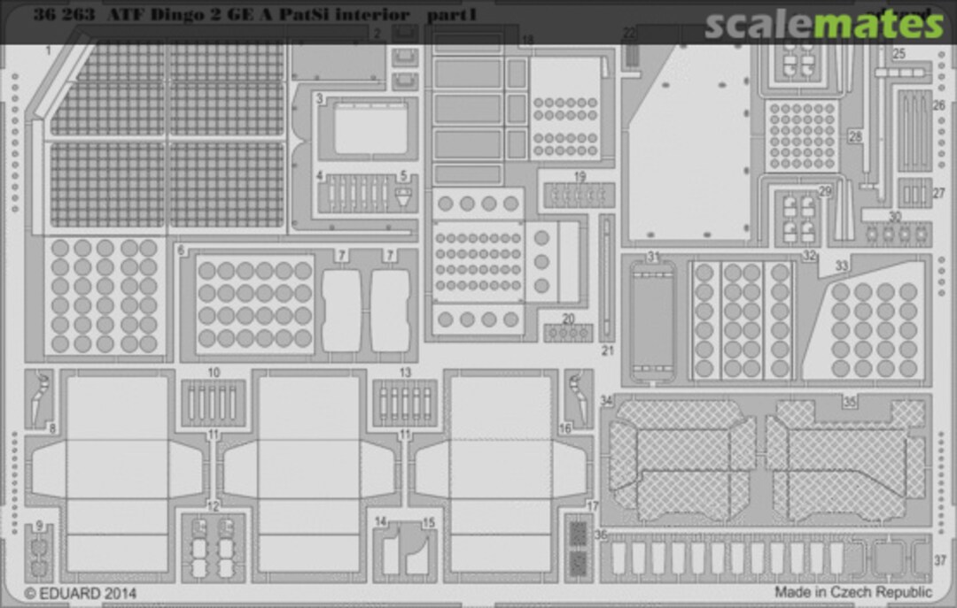 Boxart ATF Dingo 2 GE A2 PatSi interior 36263 Eduard