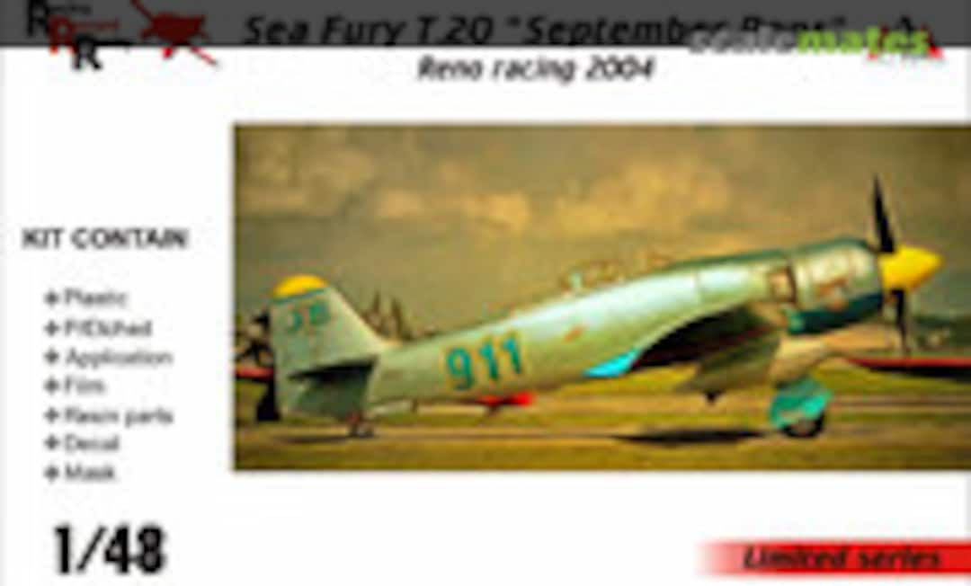 1:48 Sea Fury T.20 September Pops. Reno Racing 2004 (AMG 48516)