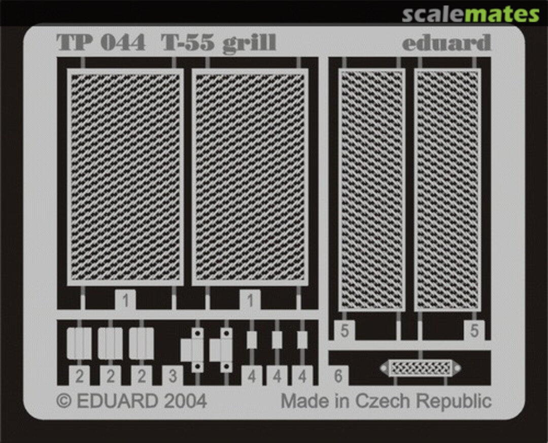 Boxart T-55 grill TP044 Eduard