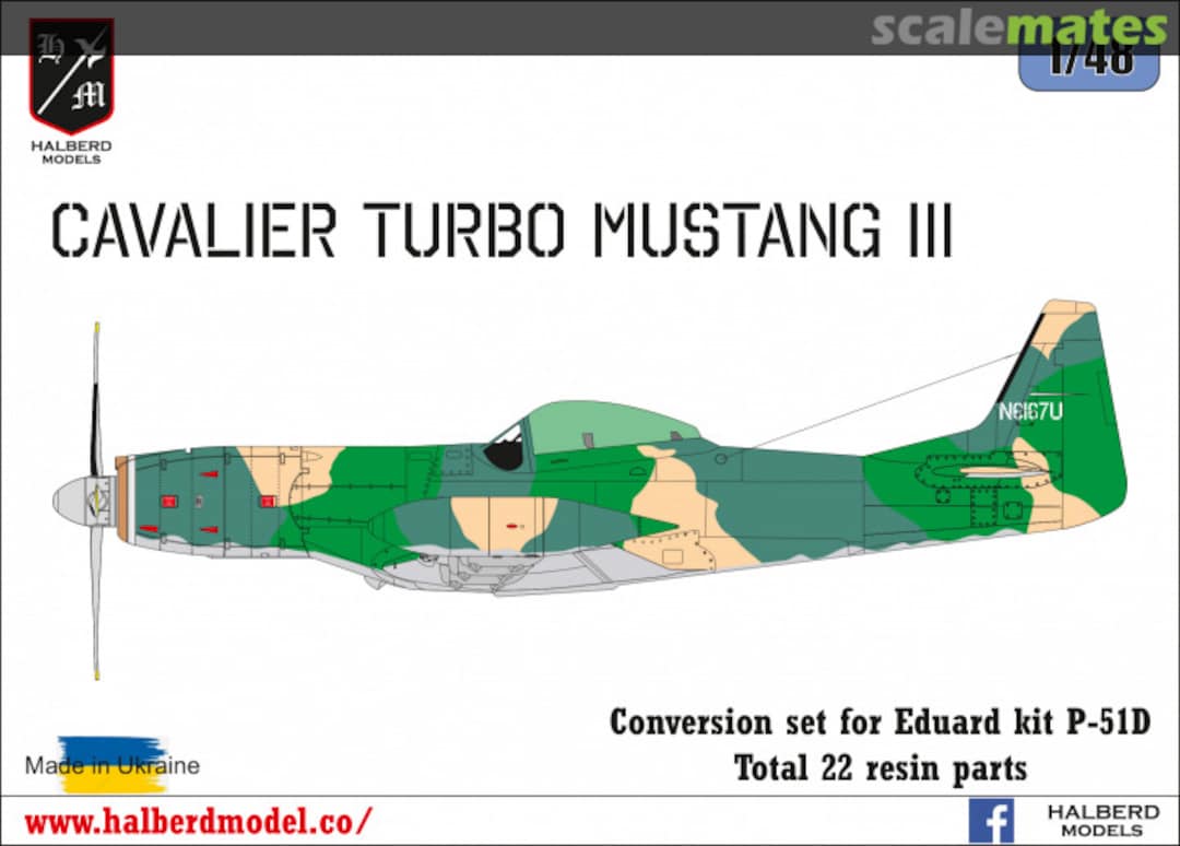 Boxart Cavalier Turbo Mustang III conversion set  Halberd Models