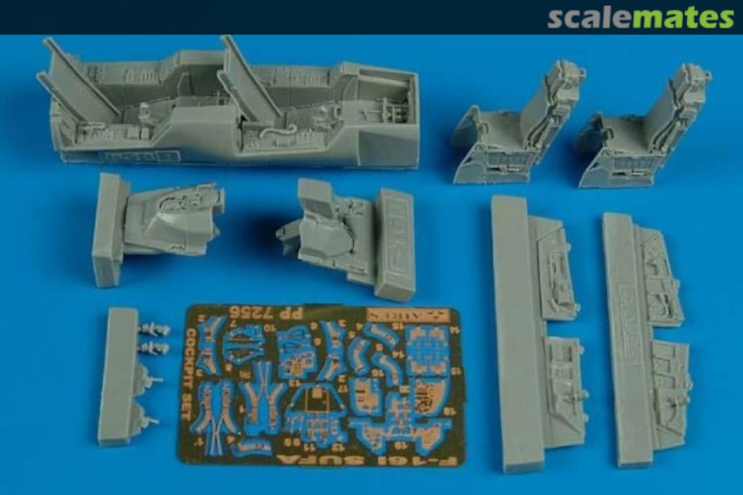 Boxart F-16I Sufa cockpit set 7256 Aires