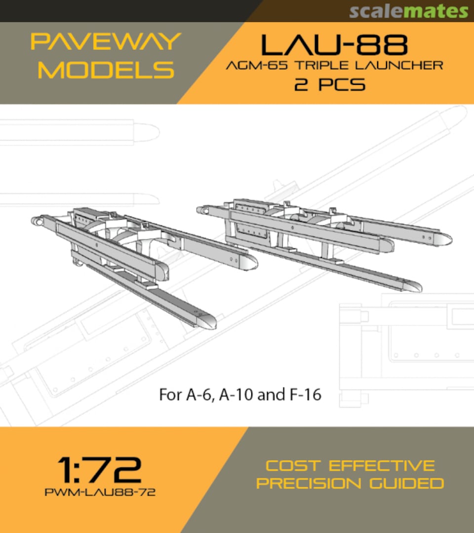 Boxart LAU-88 PWM-LAU88-72 Paveway Models