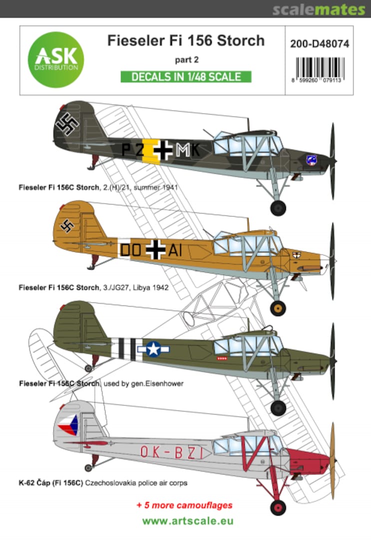 Boxart Fieseler Fi 156 Storch part 2 200-D48074 ASK