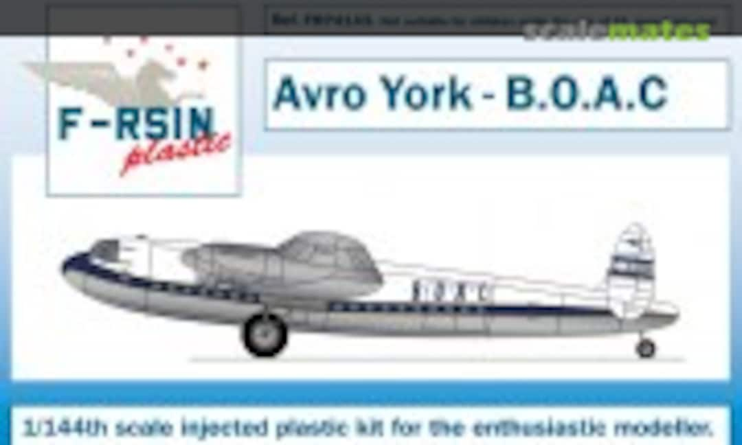 1:144 Avro York - B.O.A.C (F-RSIN FRP4143)