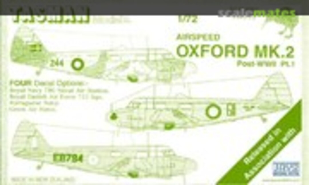 1:72 Airspeed Oxford Mk.2 Post WWII (Tasman Model Products TM112)