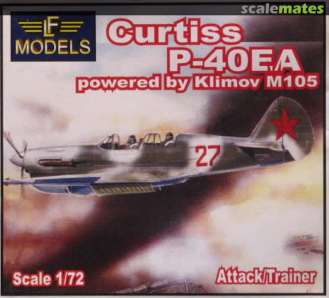 Boxart Curtiss P-40EA powered by Klimov M105 Attack/Trainer 7225 LF Models