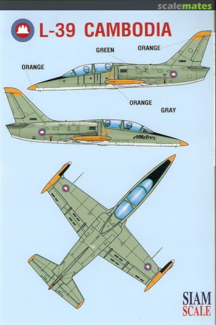 Boxart L-39 Cambodia SCN72005 Siam Scale