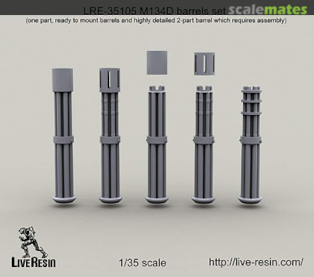 Boxart M134D barrels set LRE-35105 Live Resin