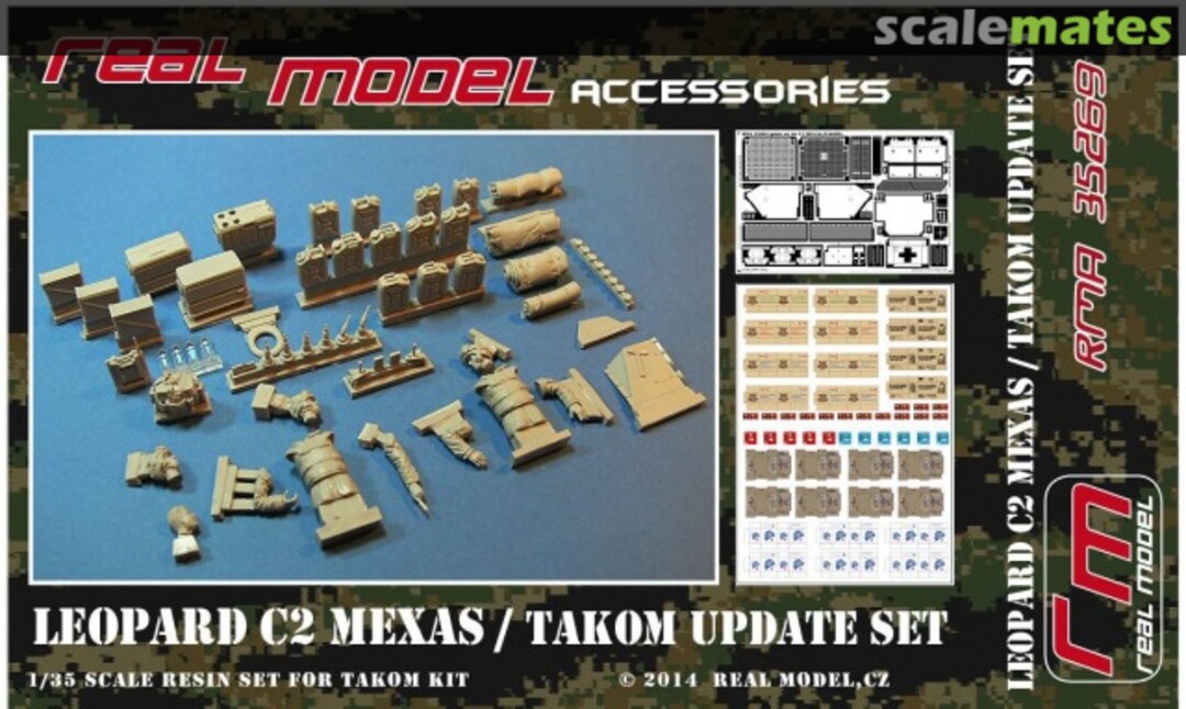 Boxart Leopard C2 MEXAS resin update set RMA35269 Real Model