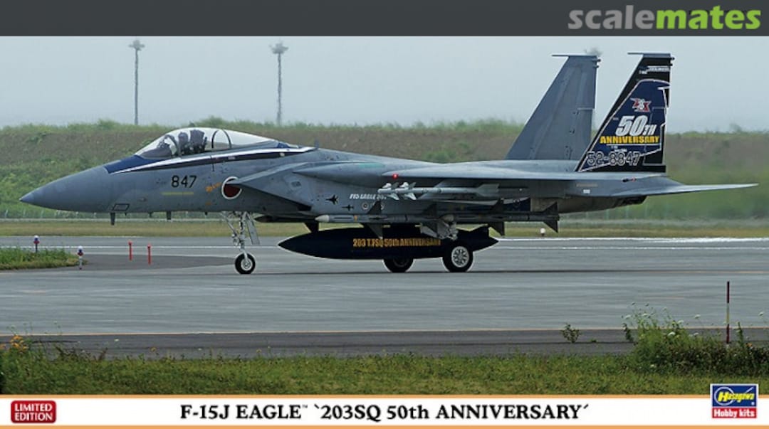 Boxart F-15J Eagle `203SQ 50th Anniversary´ 02132 Hasegawa