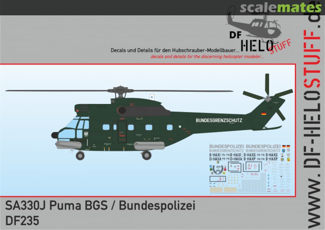 Boxart SA330J Bundesgrenzschutz / Bundespolizei DF23572 DF HeloStuff