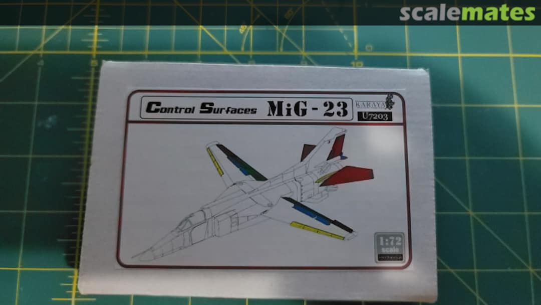 Boxart Mig-23 Control Surfaces U7203 Karaya