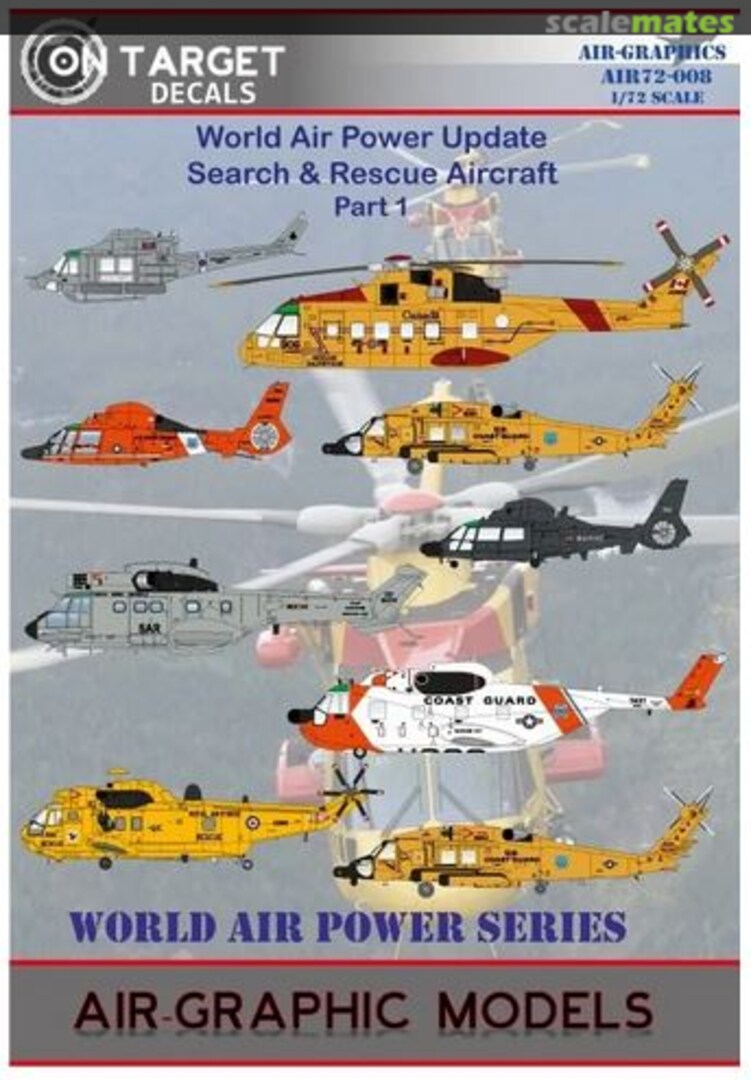 Boxart World Air Power Update Search & Rescue Aircraft AIR72-008 Air-Graphic Models