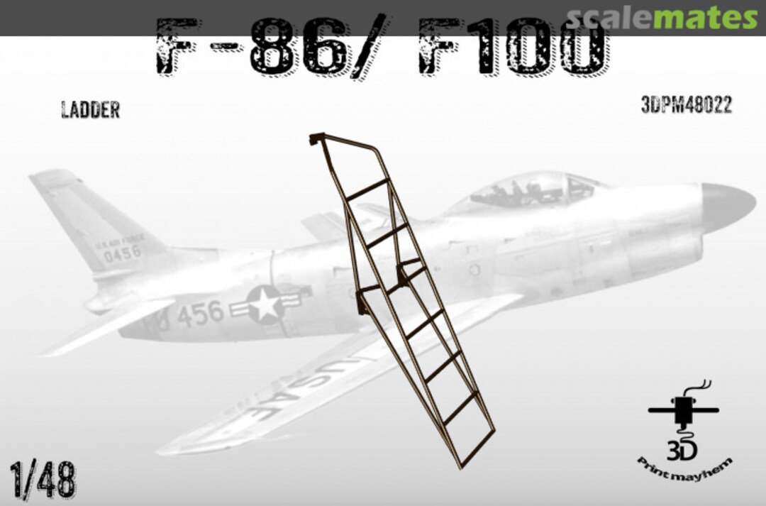 Boxart F-86 / F-100 Boarding Ladder 3DPM48022 3D Print Mayhem