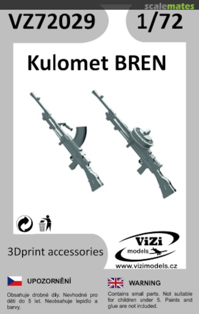 Boxart Machine gun type BREN VZ72029 ViZi models