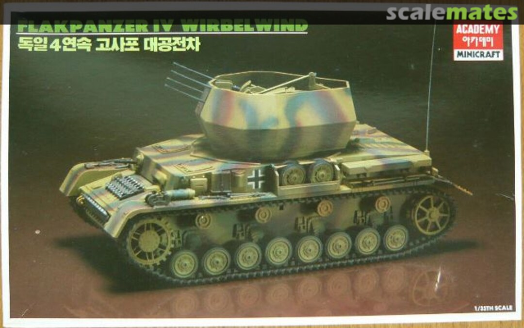 Boxart Flakpanzer IV Wirbelwind 1333 Academy/Minicraft