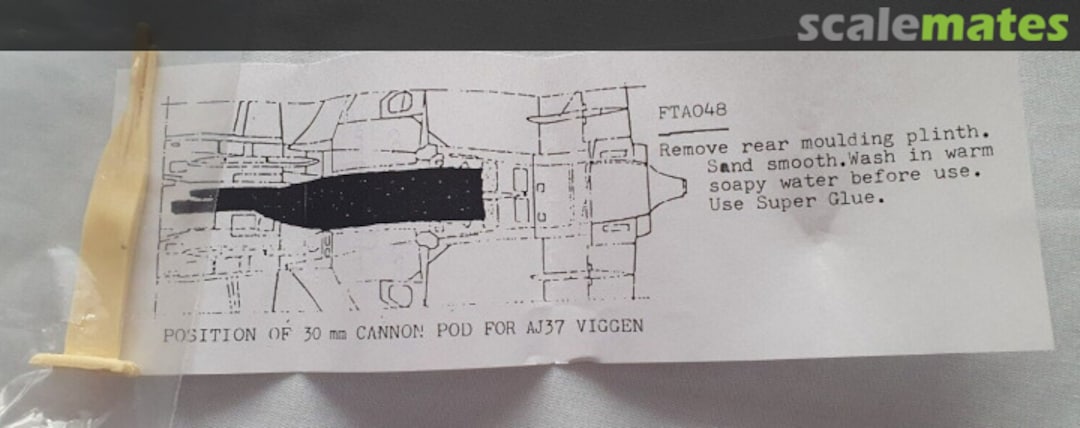 Contents Saab Viggen cannon pod FTA048 The Final Touch