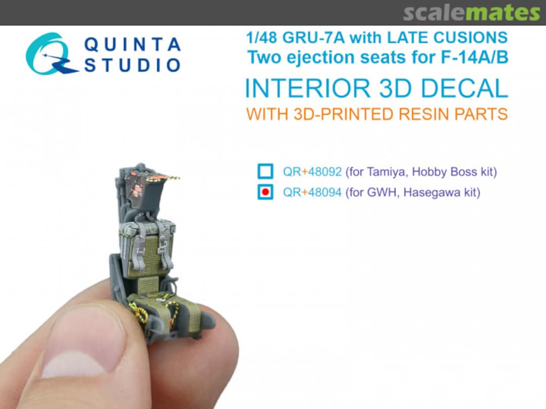 Boxart GRU-7A late, 2 ejection seats for F-14 A/B QR+48094 Quinta Studio