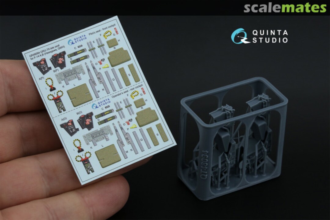 Contents GRU-7A late, 2 ejection seats for F-14 A/B QR+48094 Quinta Studio