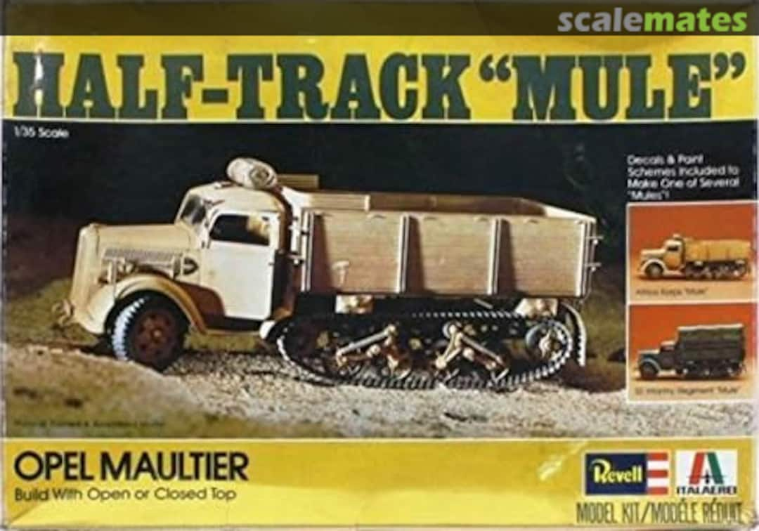 Boxart Opel Maultier Half-Track "Mule" H-2116 Revell/Italaerei