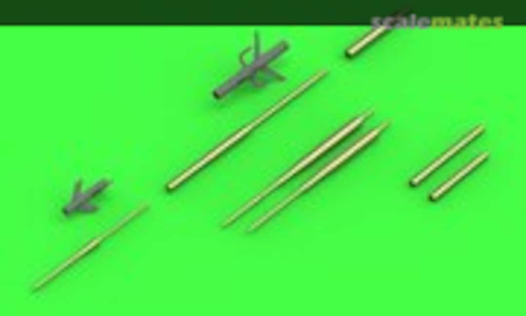 1:72 Su-17/20/22 Fitter Pitot Tubes and 30mm gun barrels (Master AM-72-106)