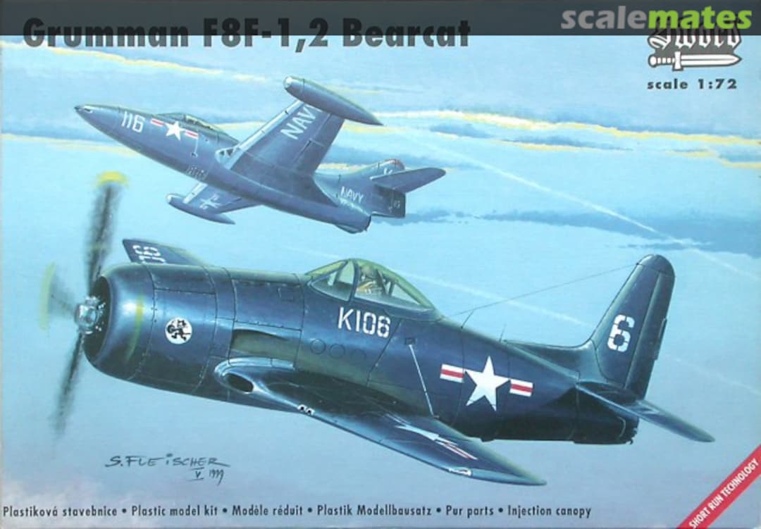 Boxart Grumman F8F-1, 2 Bearcat SW 72006 Sword