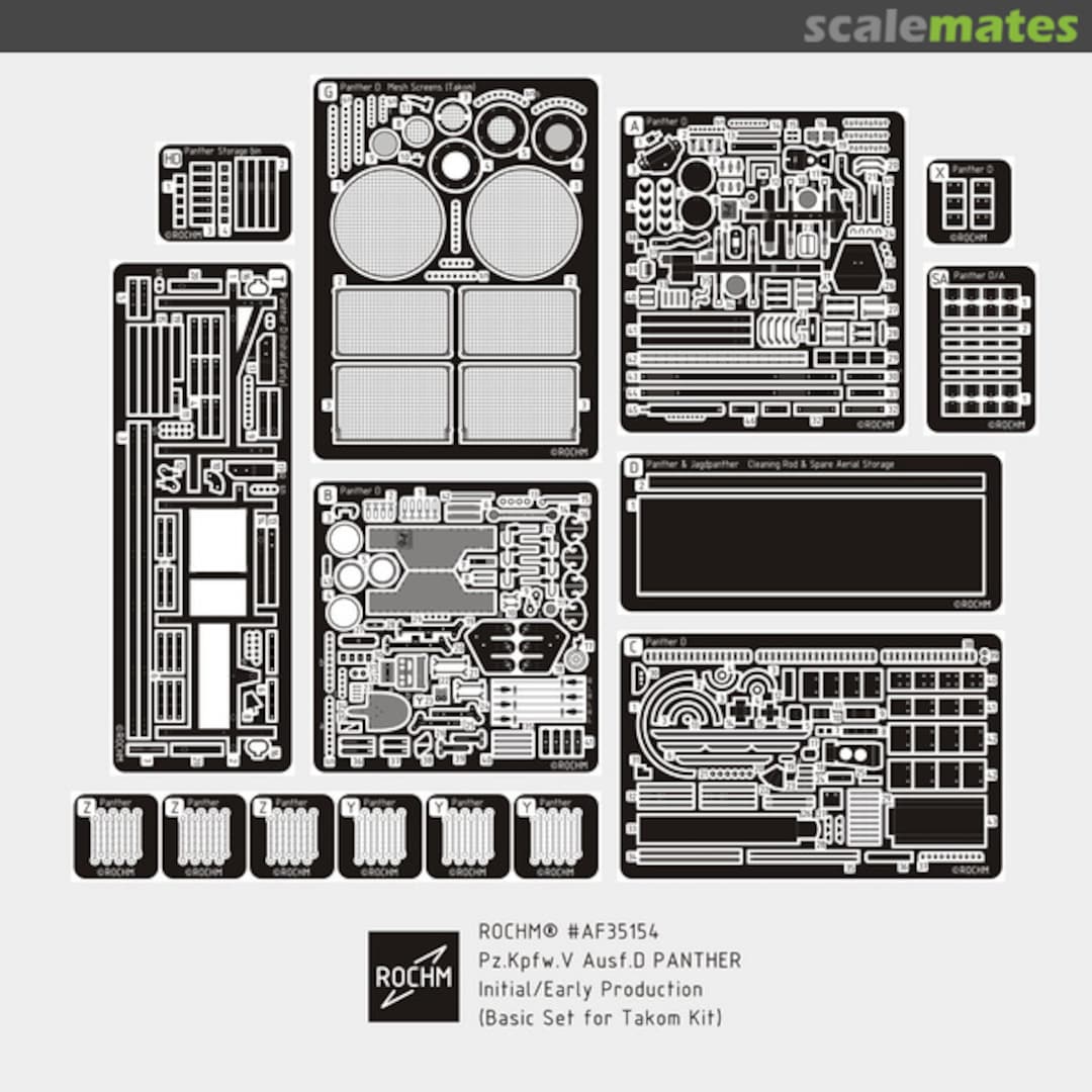 Boxart Panther Ausf.D AF35154 Rochm