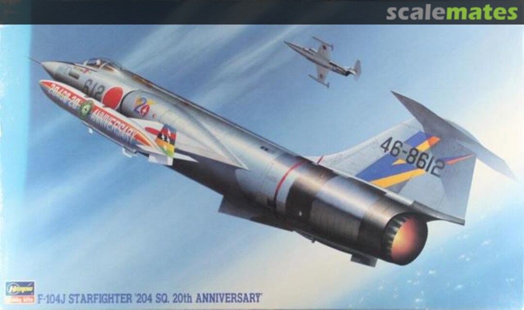 Boxart F-104J Starfighter '204 SQ. 20th Anniversary' 08059 Hasegawa