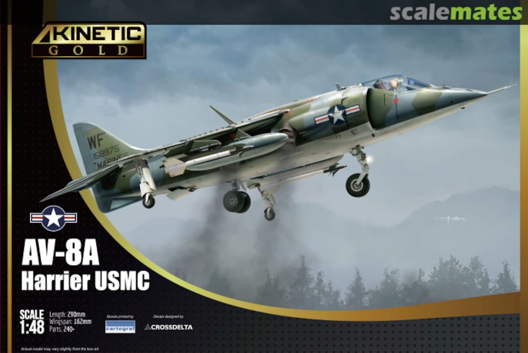 Boxart AV-8A Harrier USMC K48072 Kinetic