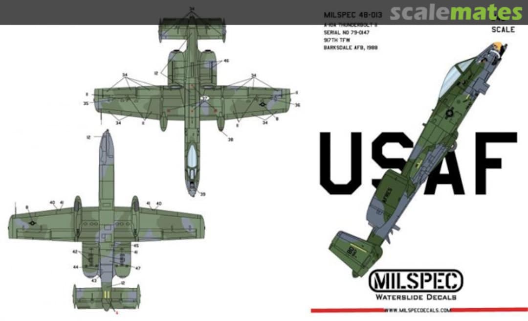 Boxart A-10A Thunderbolt 48-013 Milspec