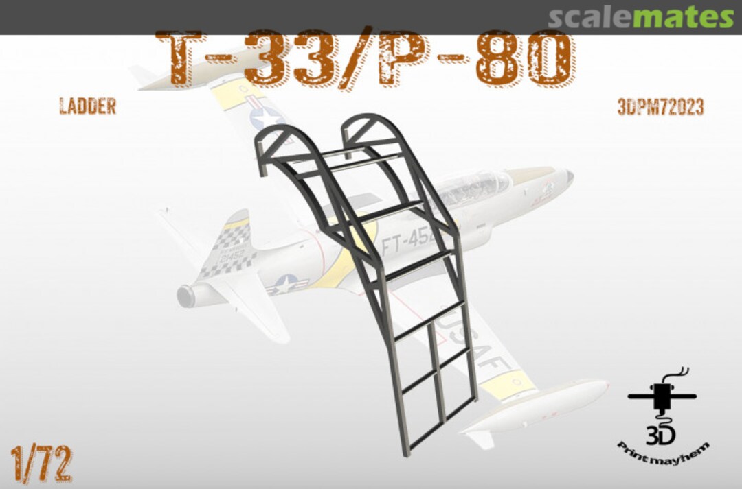 Boxart T-33 / P-80 Boarding Ladder 3DPM72023 3D Print Mayhem