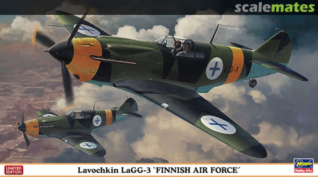 Boxart Lavochkin LaGG-3 'Finnish Air Force' 07400 Hasegawa