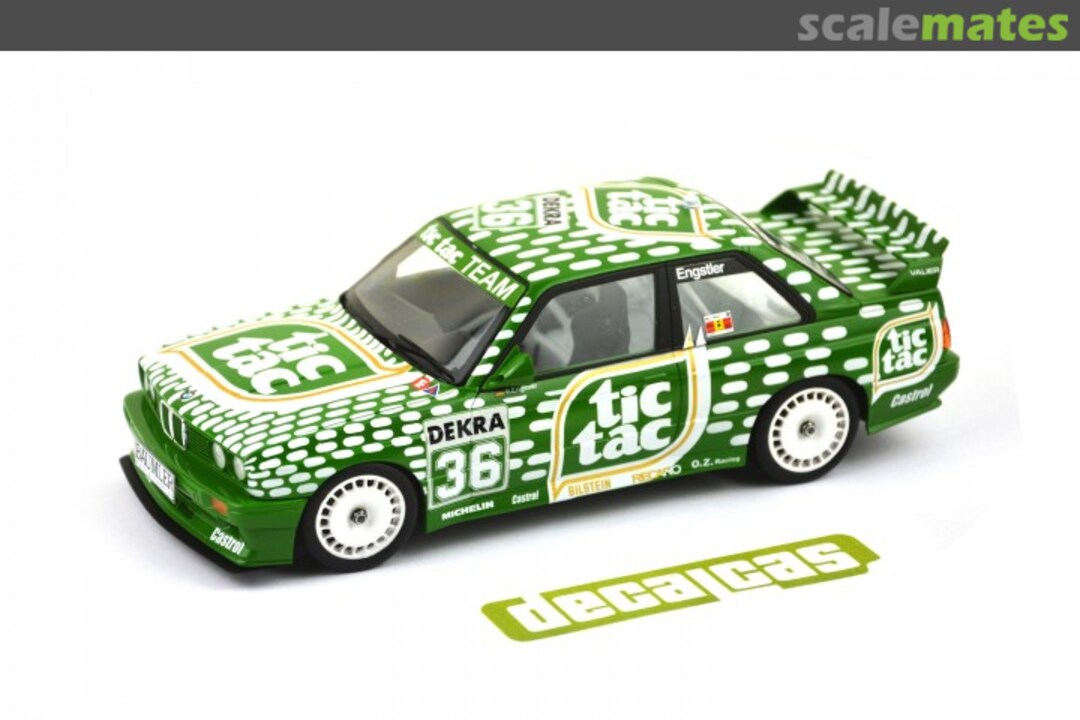 Boxart BMW M3 E30 - DTM 1992 DCL-DEC006 Decalcas