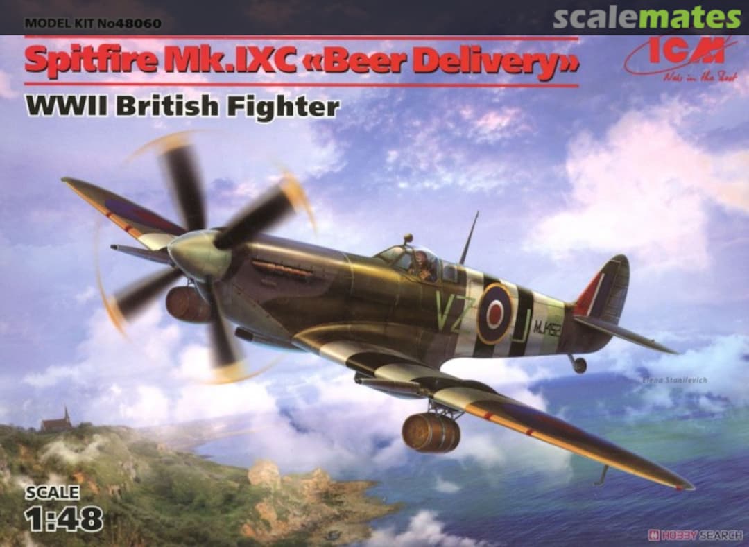 Boxart Spitfire Mk.IXC "Beer Delivery" 48060 ICM