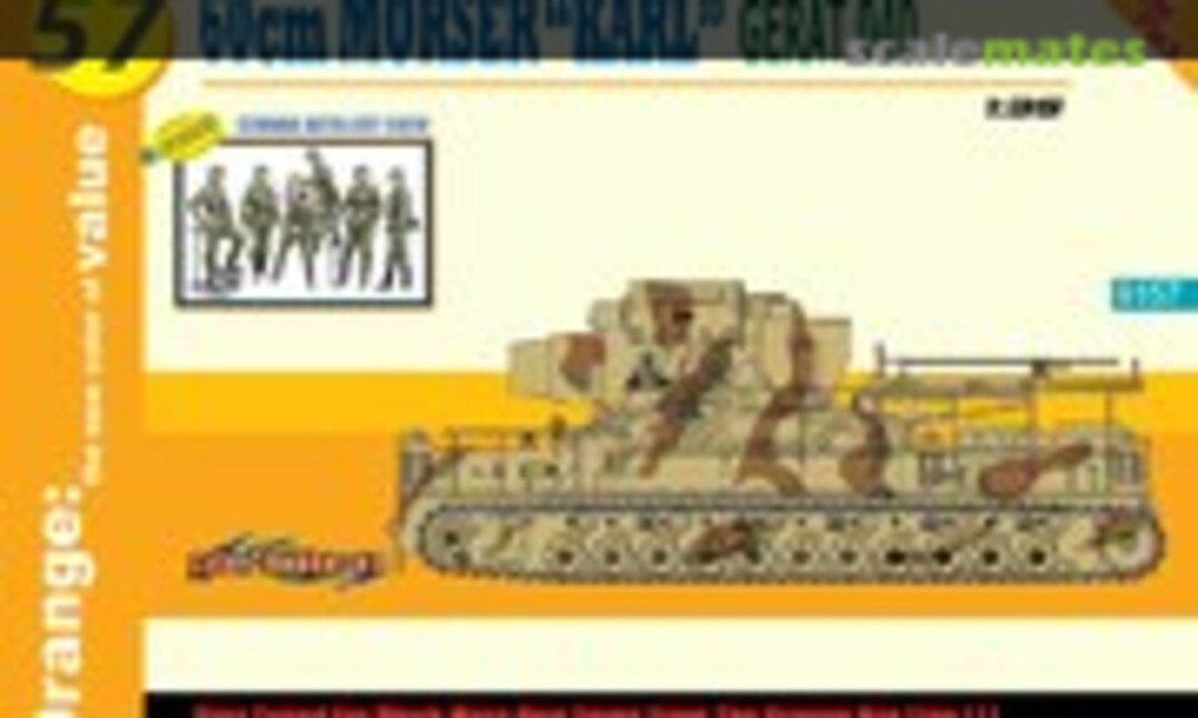 1:35 German Super-Heavy Self-Propelled Mortar 60cm Mörser Karl Gerät 040 (Cyber Hobby 9157)